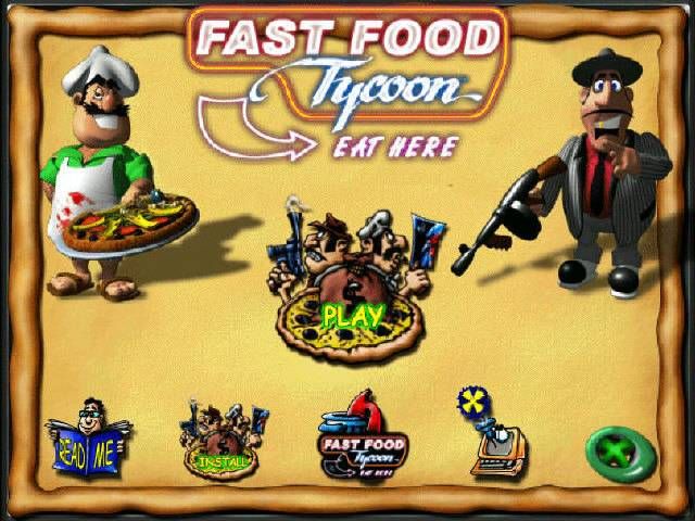 Fast Food Tycoon (Windows) screenshot: Autorun (US title)