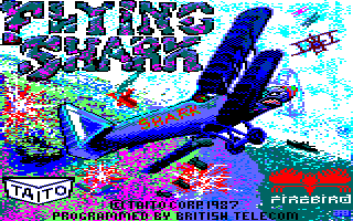 Sky Shark (Amstrad CPC) screenshot: Loading screen