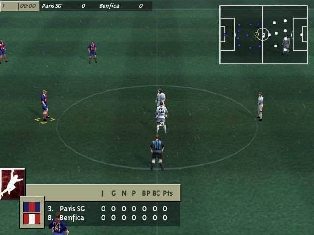 FIFA 99 (Windows) screenshot: Just starting a new match.