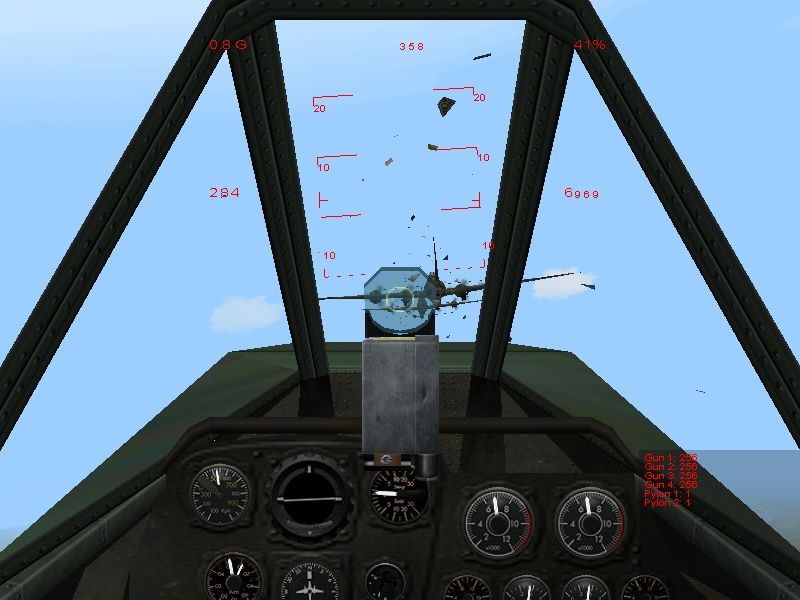 Fighter Squadron: The Screamin' Demons over Europe (Windows) screenshot: Me 262 attacks a B-17