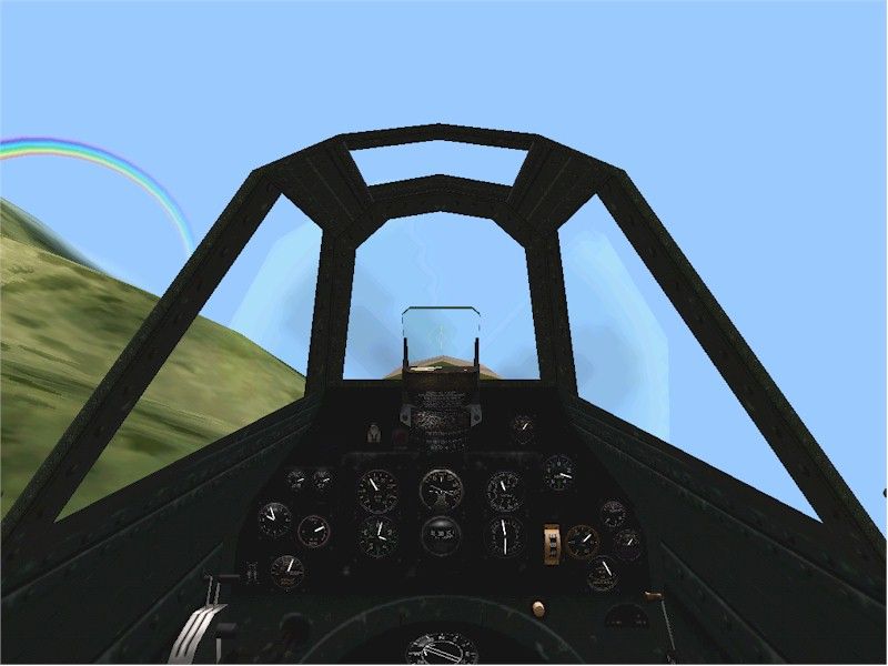 Fighter Squadron: The Screamin' Demons over Europe (Windows) screenshot: The rainbow