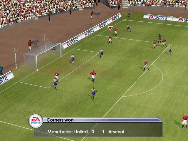 FIFA Soccer 2002: Major League Soccer (Windows) screenshot: Corner