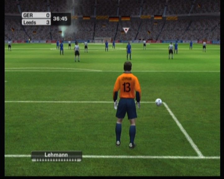FIFA Soccer 2003 (Xbox) screenshot: Goal kick