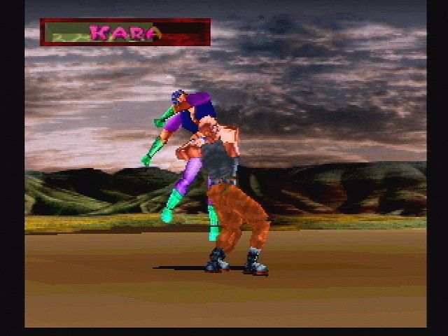 Fight for Life (Jaguar) screenshot: Kara vs. Ian