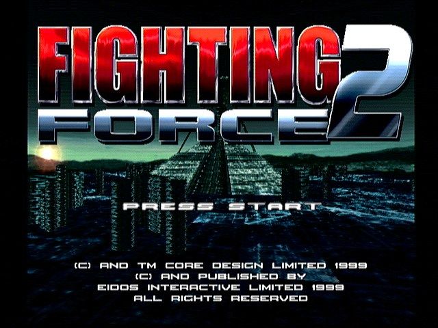 Fighting Force 2 (Dreamcast) screenshot: Title Screen
