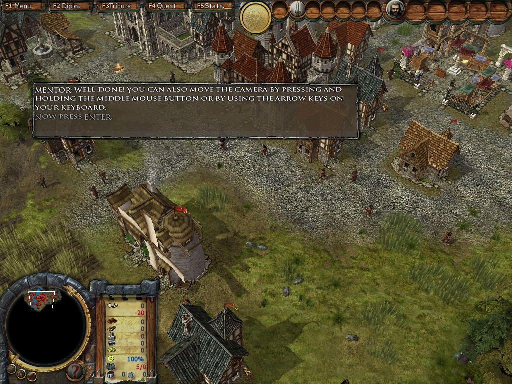 Heritage of Kings: The Settlers (Windows) screenshot: Prologue.