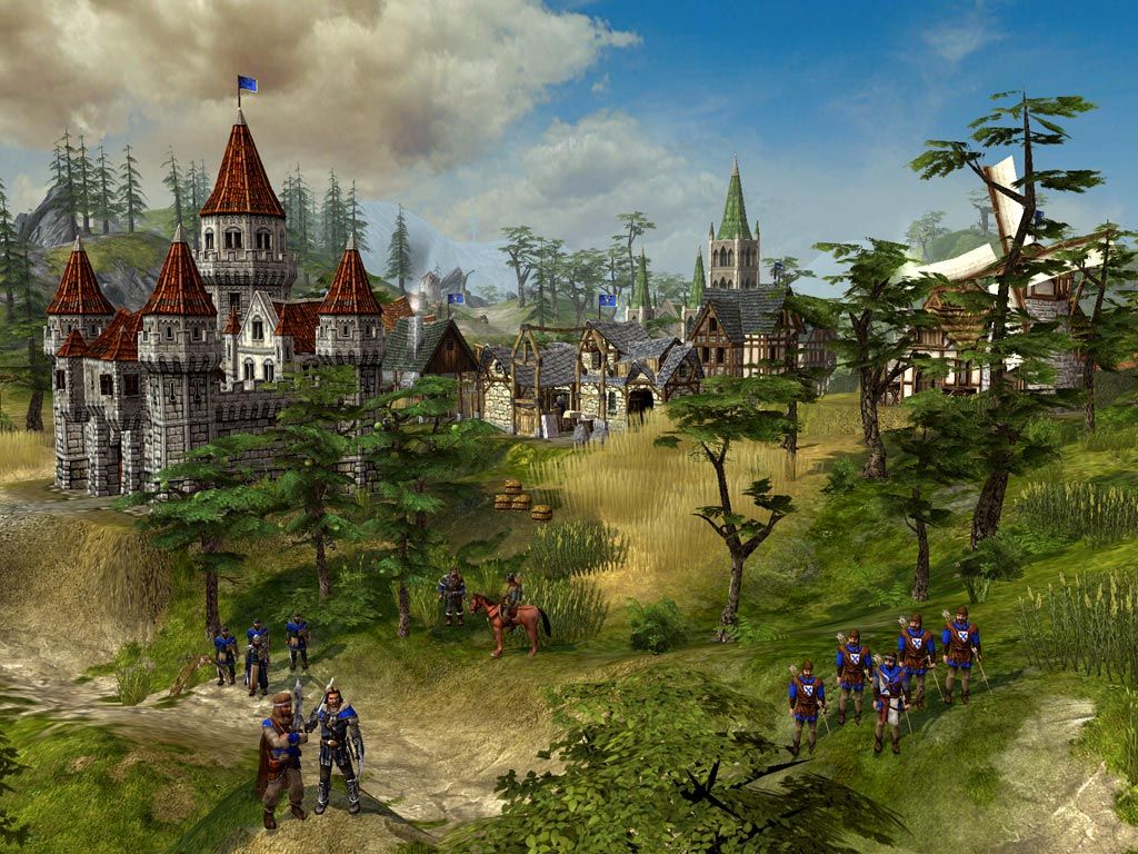 Heritage of Kings: The Settlers (Windows) screenshot: Taking a closer look