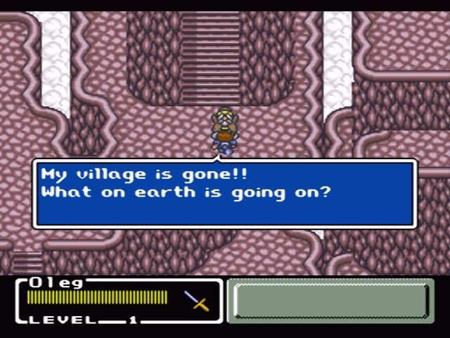 Final Fantasy: Mystic Quest (SNES) screenshot: The beginning of the story