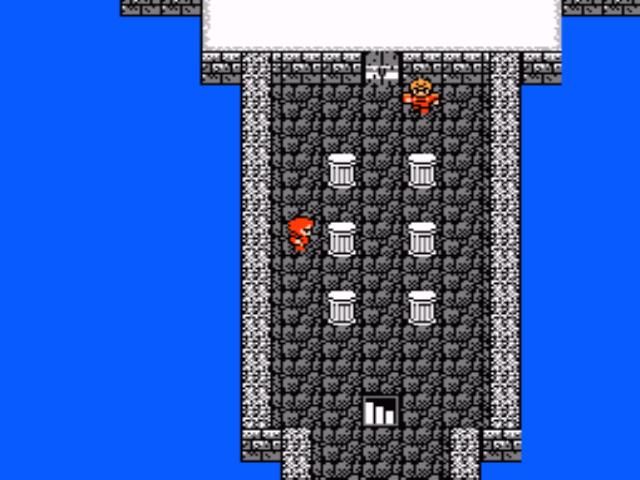Final Fantasy (NES) screenshot: In a castle tower