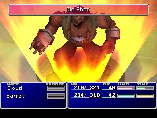 Final Fantasy VII (Windows) screenshot: Limit
