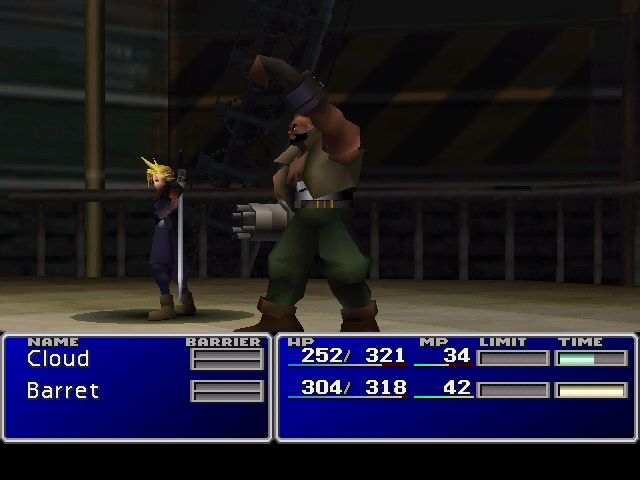 Final Fantasy VII (Windows) screenshot: Victory!