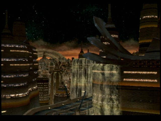 Final Fantasy X (PlayStation 2) screenshot: Zanarkand in its full glory