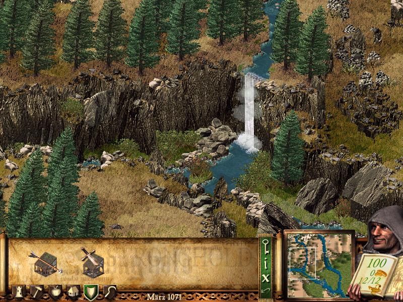 FireFly Studios' Stronghold (Windows) screenshot: Beautiful view