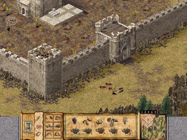 FireFly Studios' Stronghold (Windows) screenshot: Agriculture is important