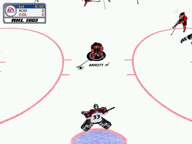NHL 2002 (Windows) screenshot: One-on-One