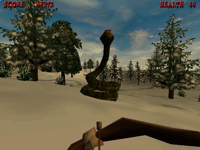 Forbidden Forest (Windows) screenshot: It's a giant snake!