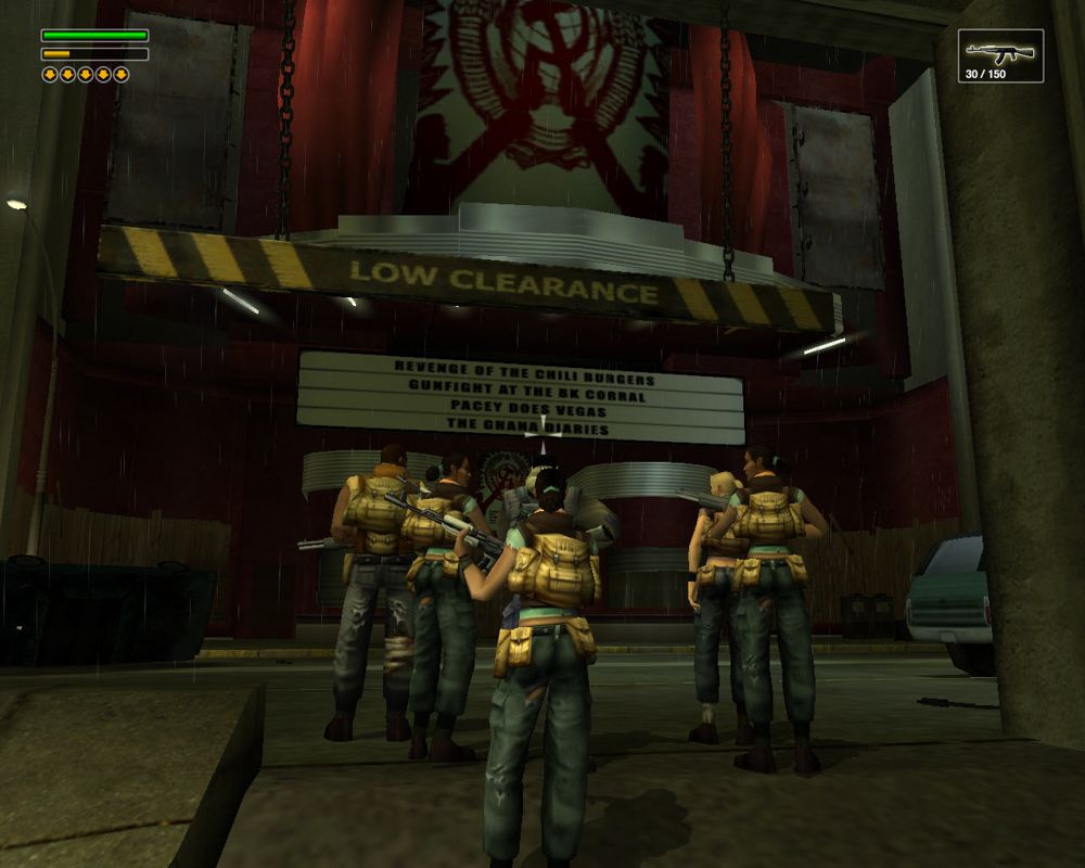 Freedom Fighters (Windows) screenshot: Hey lets go see a movie