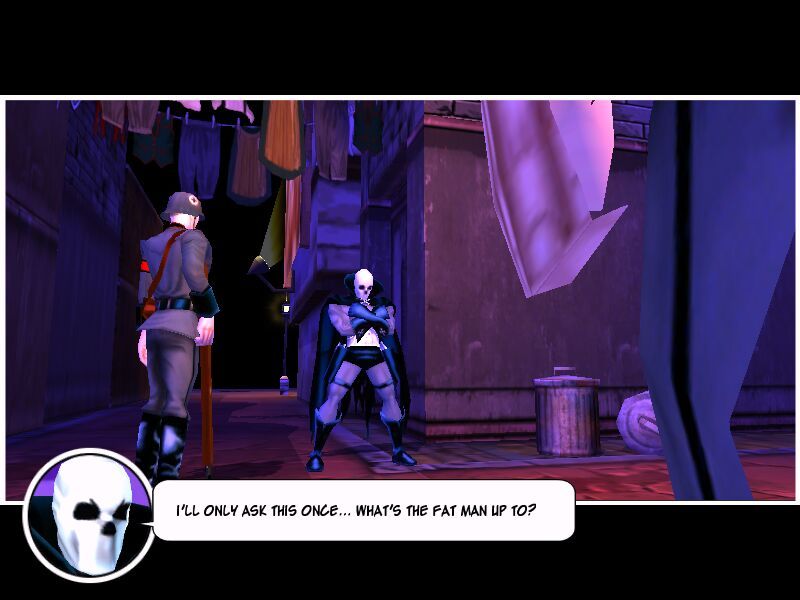 Freedom Force vs The 3rd Reich (Windows) screenshot: Cinematic featuring Tombstone
