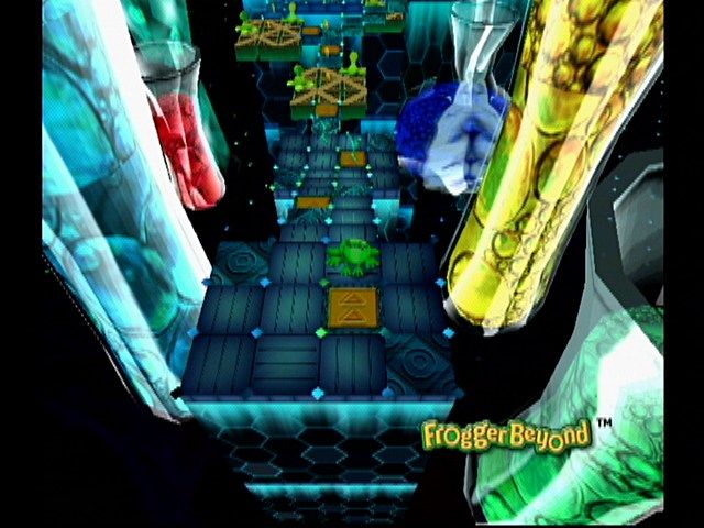 Frogger Beyond (GameCube) screenshot: High-Tech World