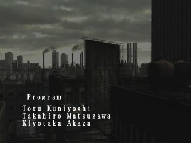 Front Mission 2 (PlayStation) screenshot: This city has seen some devestation