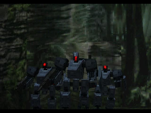 Front Mission: Alternative (PlayStation) screenshot: Your platoon arrives
