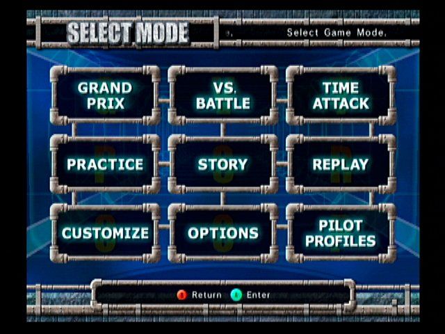 F-Zero GX (GameCube) screenshot: Multitude of Modes