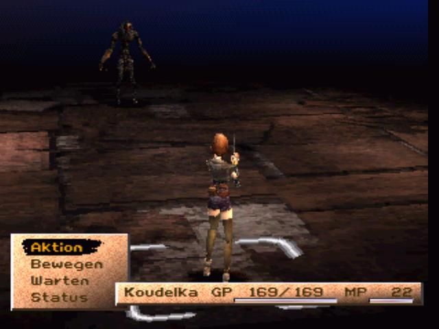Koudelka (PlayStation) screenshot: Battle