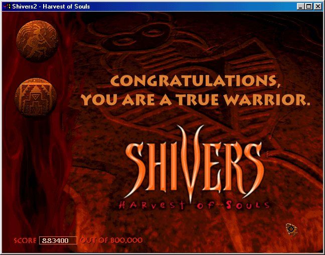 Shivers Two: Harvest of Souls (Windows 3.x) screenshot: 883.400 out of 800.000? Great math...