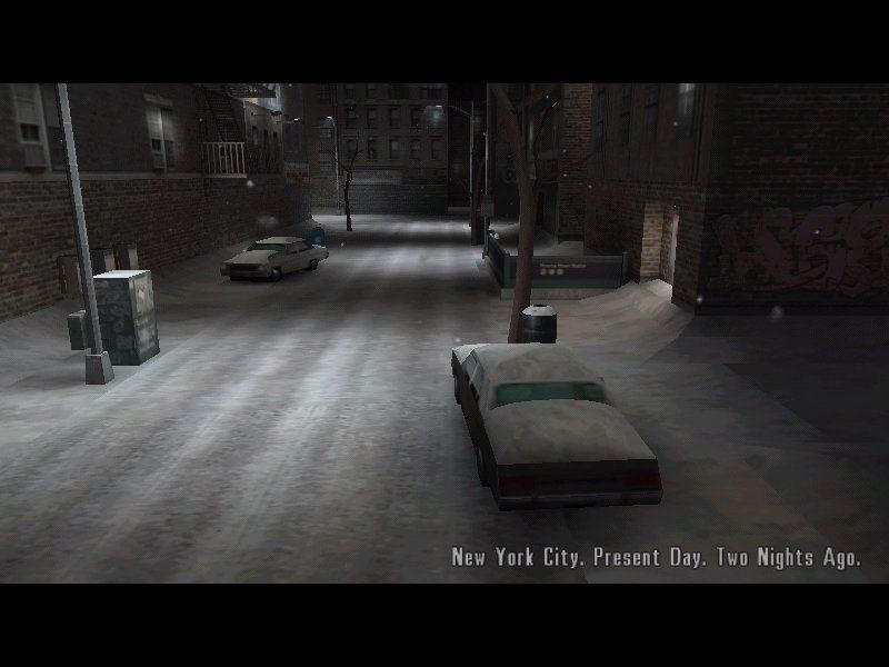 Max Payne (Windows) screenshot: The real action starts two nights ago then the intro happens.