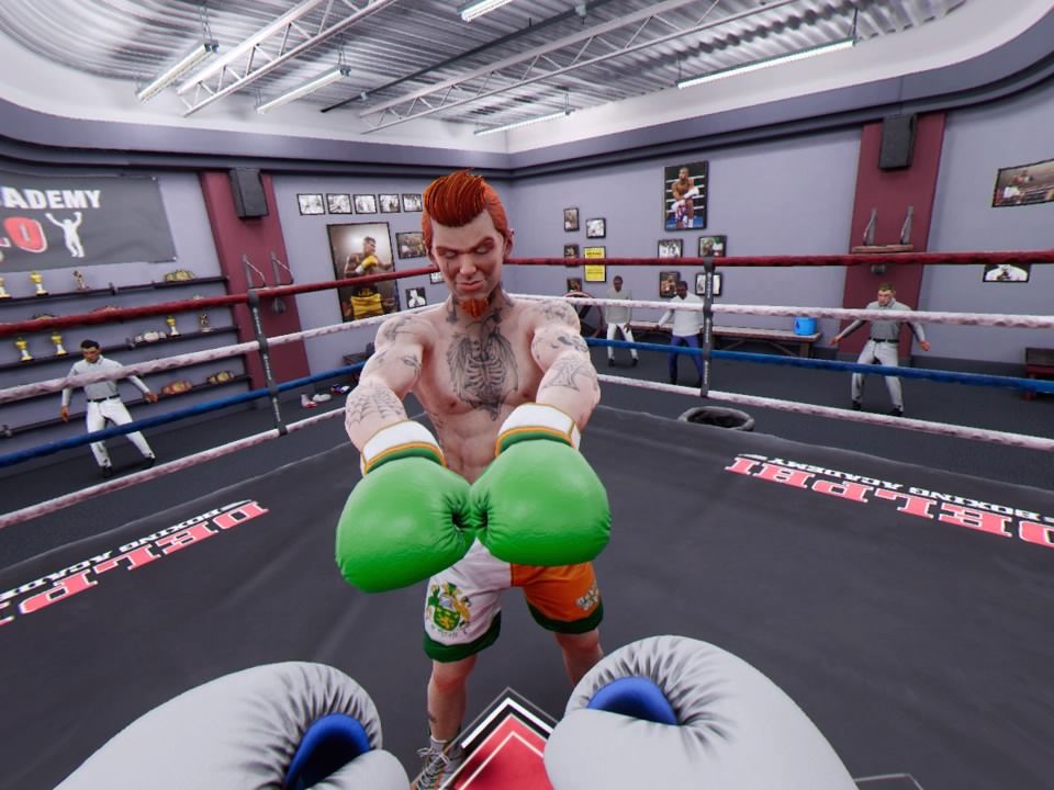 Creed: Rise to Glory (PlayStation 4) screenshot: Punching the gloves starts the fight