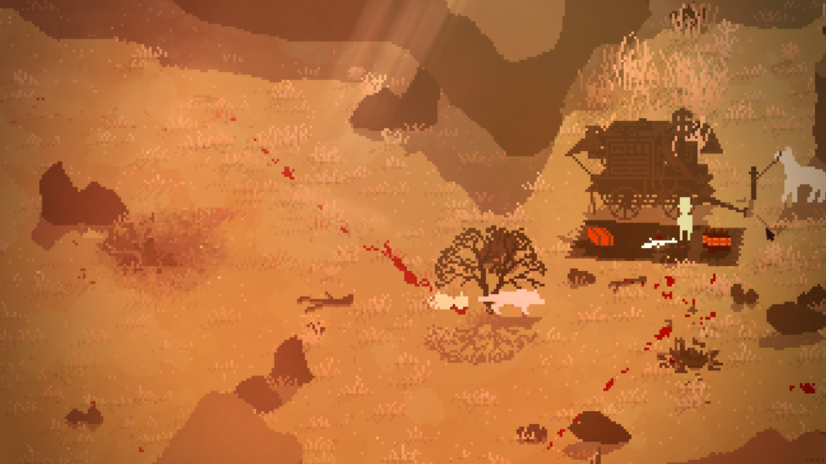 Colt Canyon (Windows) screenshot: Killed by a wolf.