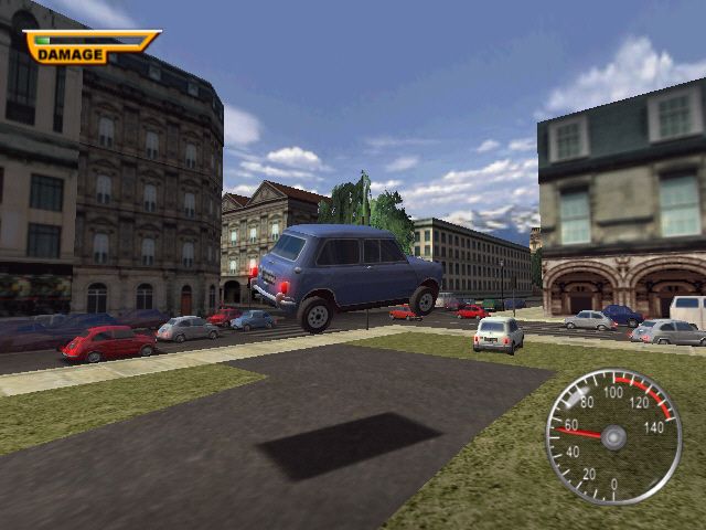 The Italian Job (Windows) screenshot: The real fun is driving a Mini