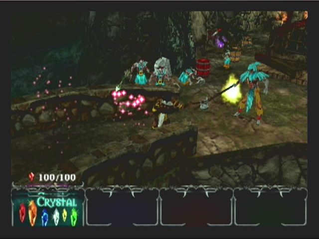 Gauntlet: Dark Legacy (GameCube) screenshot: beginning a level