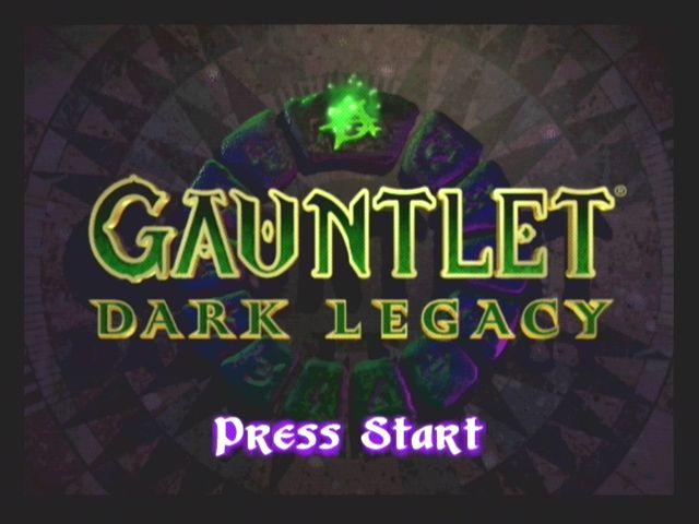 Gauntlet: Dark Legacy (GameCube) screenshot: title screen