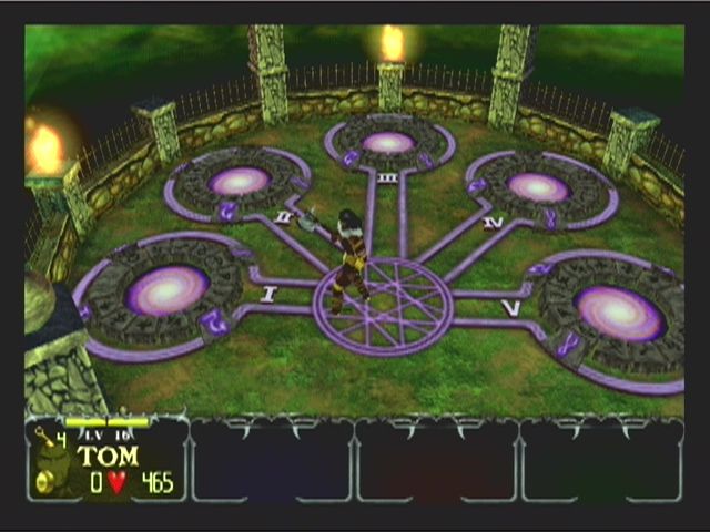 Gauntlet: Dark Legacy (GameCube) screenshot: each level has multiple sections to complete