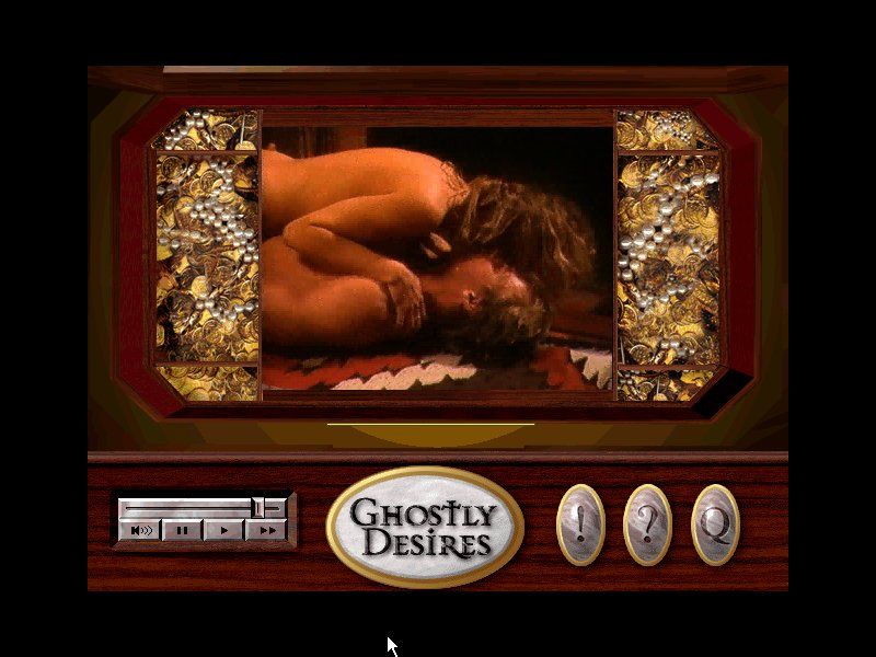Ghostly Desires (Windows) screenshot: A maid's love scene