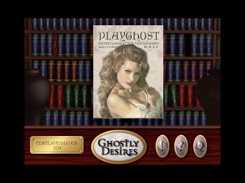Ghostly Desires (Windows) screenshot: The book of love