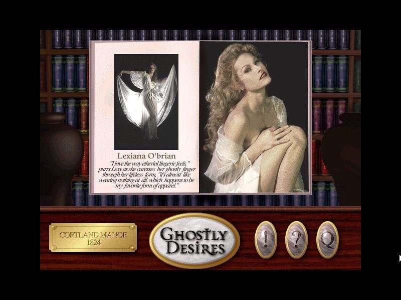 Ghostly Desires (Windows) screenshot: Pictures of madam