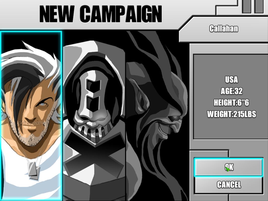The Gladiators: Galactic Circus Games (Windows) screenshot: New Campaign