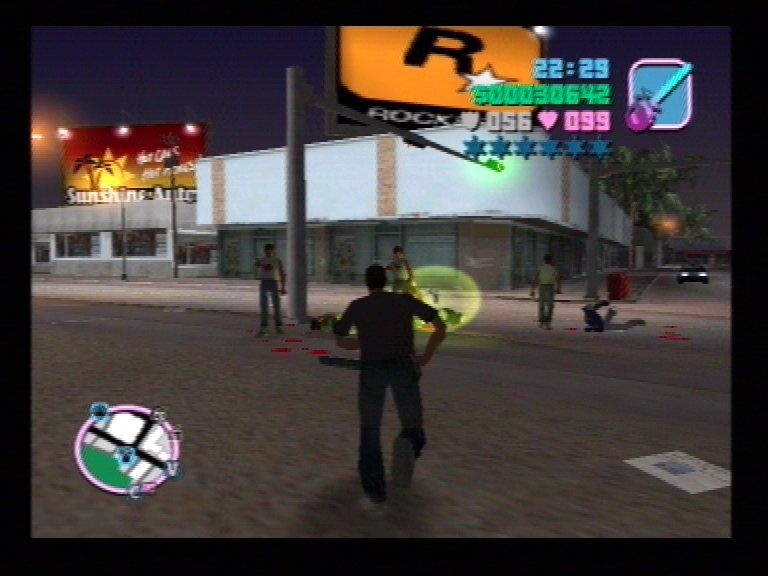 Grand Theft Auto: Vice City (PlayStation 2) screenshot: Take part in gang wars