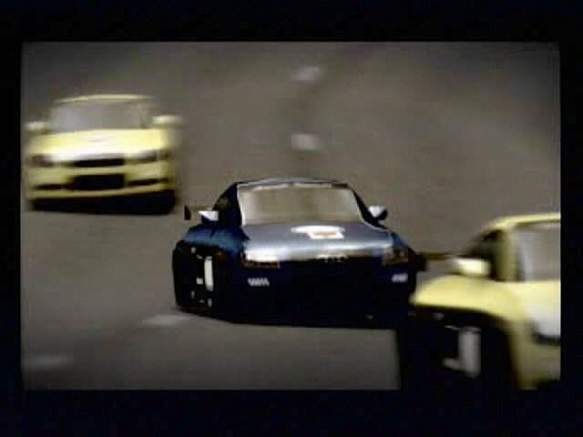 Gran Turismo 2 (PlayStation) screenshot: The Fast and the Beautiful. The Introduction movie uses high-res versions of the models and looks splendid.
