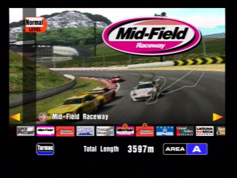 Gran Turismo 3: A-spec (PlayStation 2) screenshot: Track Selection
