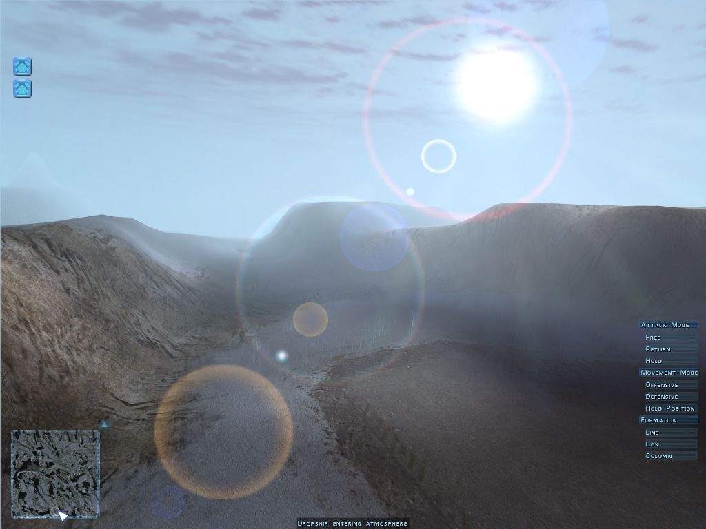 Ground Control (Windows) screenshot: What a nice day for a war.