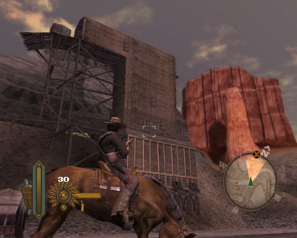 Gun (Windows) screenshot: The abandoned mine.