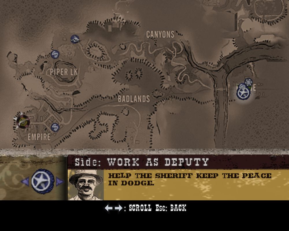 Gun (Windows) screenshot: A map.