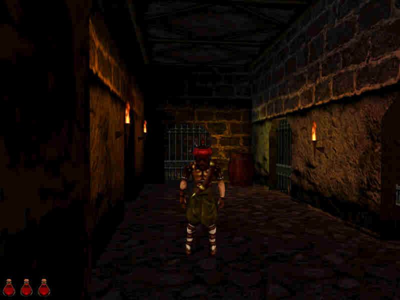 Prince of Persia 3D (Windows) screenshot: Escaping the prison