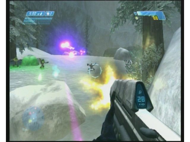 Halo: Combat Evolved (Xbox) screenshot: Beautiful colors!