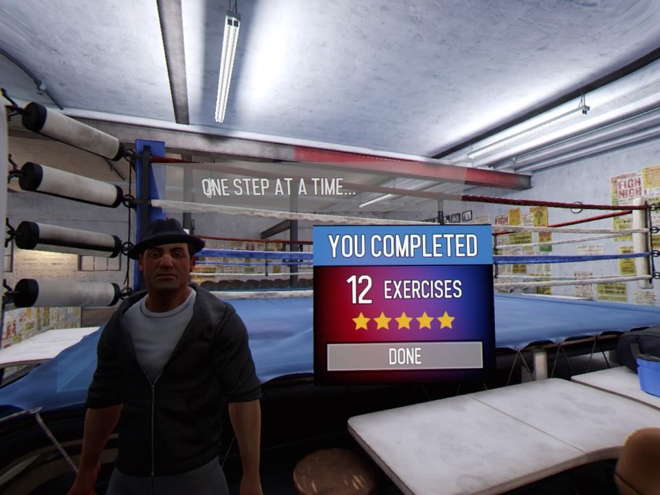 Creed: Rise to Glory (PlayStation 4) screenshot: Managed to complete all the training exercises