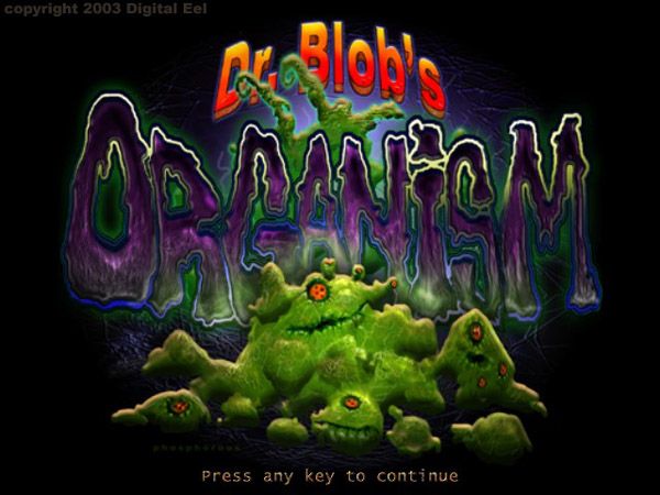 Dr. Blob's Organism (Windows) screenshot: Splash Screen