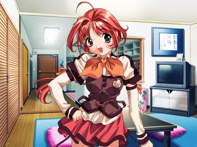 Heart de Roommate (Windows) screenshot: That´s Asumi
